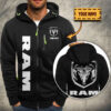 Ram Truck Kapuzensweatjacke