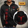 Tesla Kapuzensweatjacke