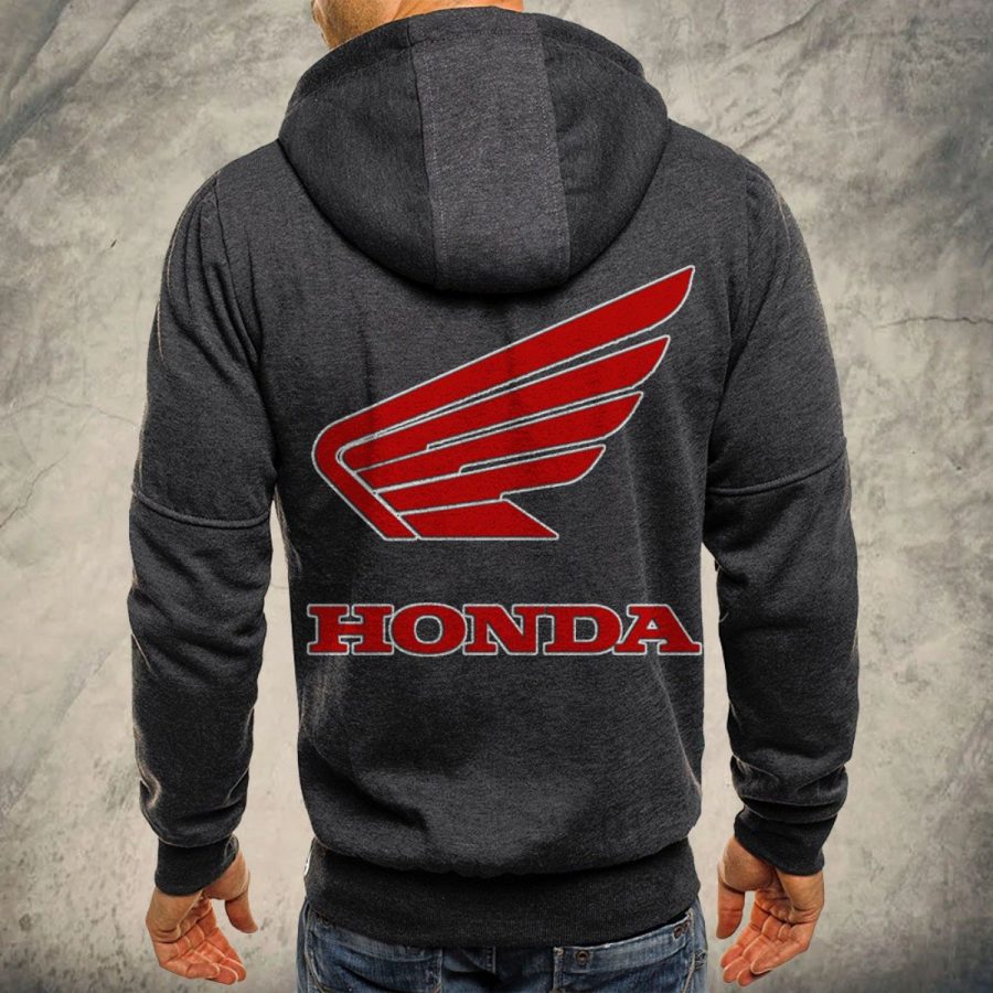 Honda Motorcycle Kapuzensweatjacke – Bild 5