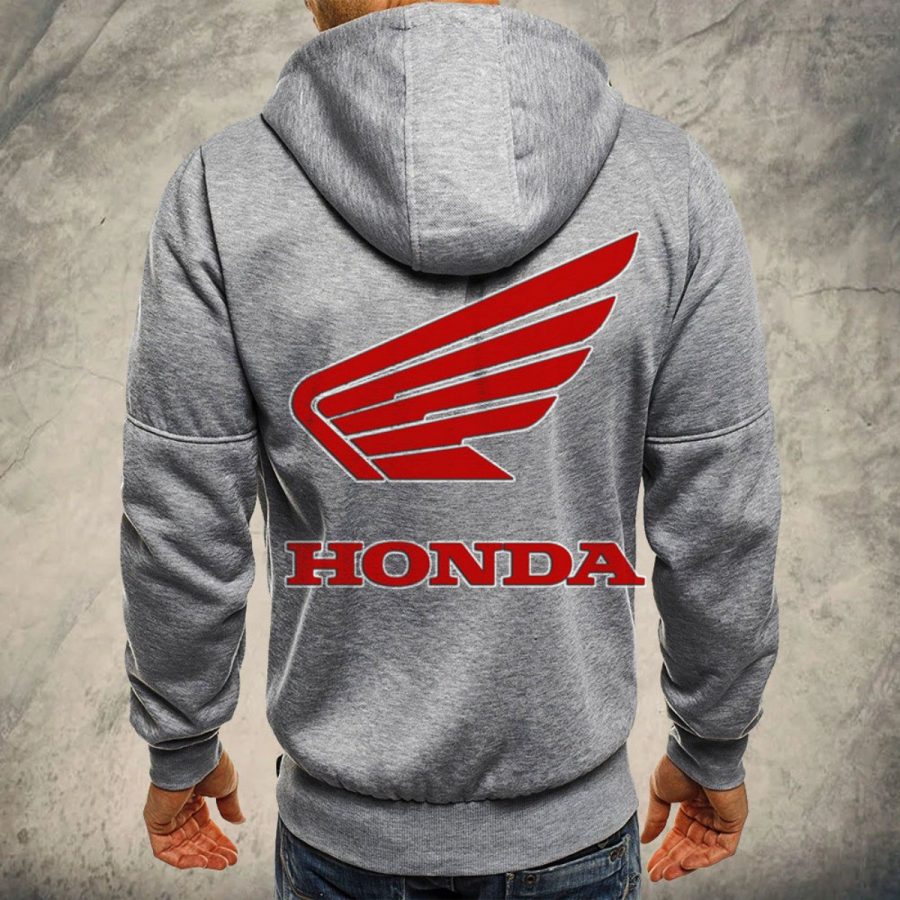 Honda Motorcycle Kapuzensweatjacke – Bild 7