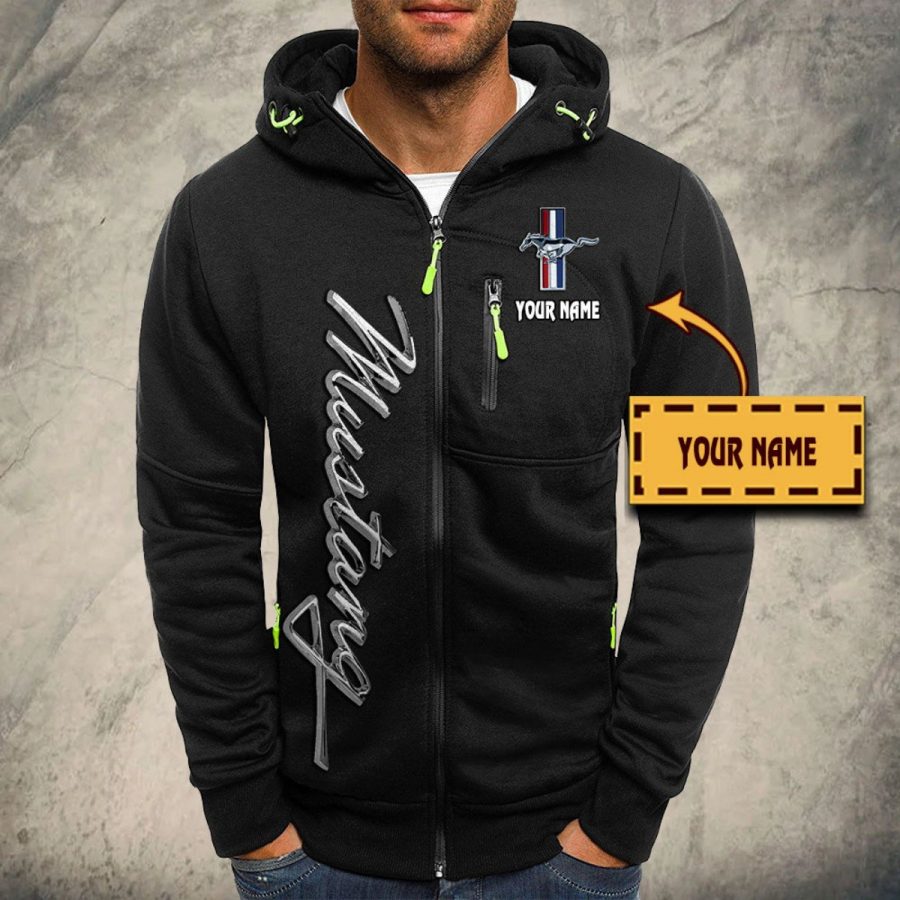 Ford Mustang Kapuzensweatjacke – Bild 2