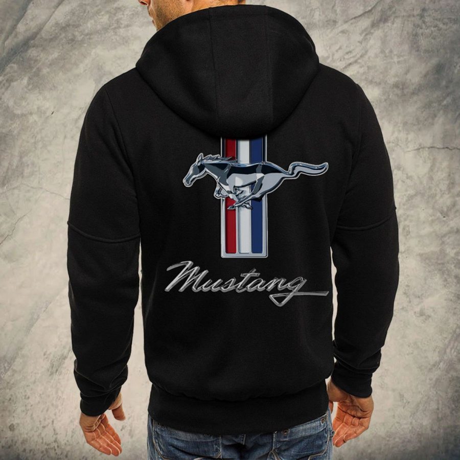 Ford Mustang Kapuzensweatjacke – Bild 3