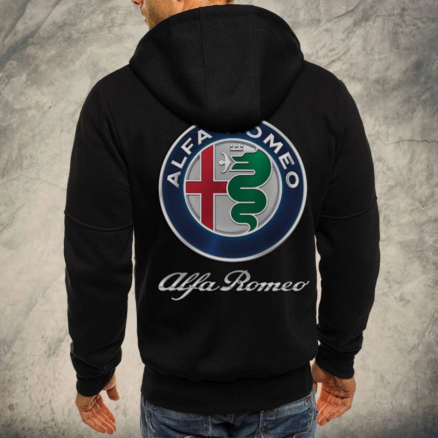 Alfa Romeo Red Kapuzensweatjacke – Bild 3