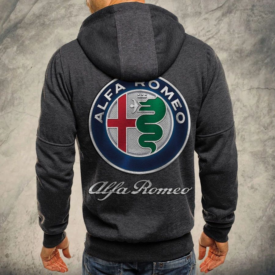 Alfa Romeo Red Kapuzensweatjacke – Bild 5