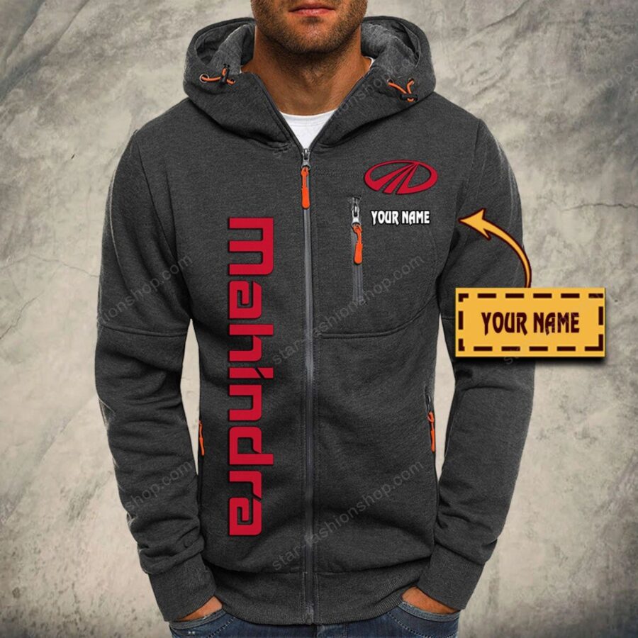 Mahindra Kapuzensweatjacke – Bild 4