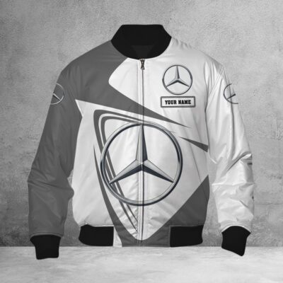 Mercedes-Benz White Bomberjacke