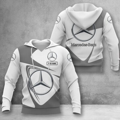 Mercedes-Benz White Hoodie