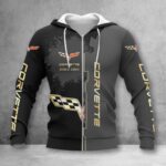 Corvette C6 Zip Hoodie