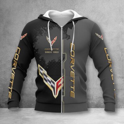 Chevrolet Corvette Zip Hoodie