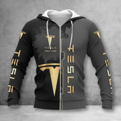 Tesla Zip Hoodie