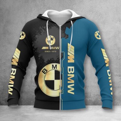 BMW M Car Zip Hoodie