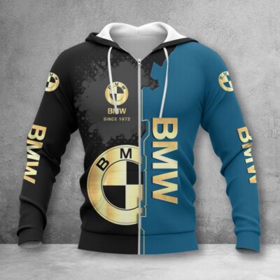 BMW Car Zip Hoodie