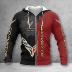 Chevrolet Corvette Zip Hoodie