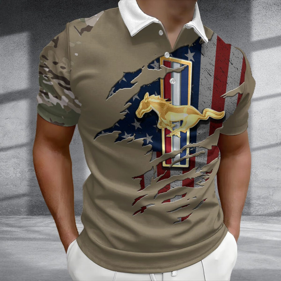 Ford Mustang Poloshirt – Bild 2