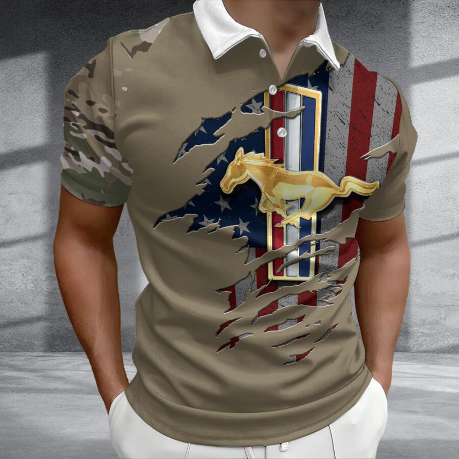 Ford Mustang Poloshirt – Bild 2