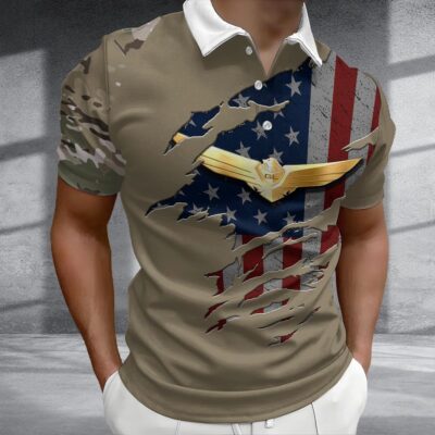 Alternative view of Honda Gold Wing Poloshirt