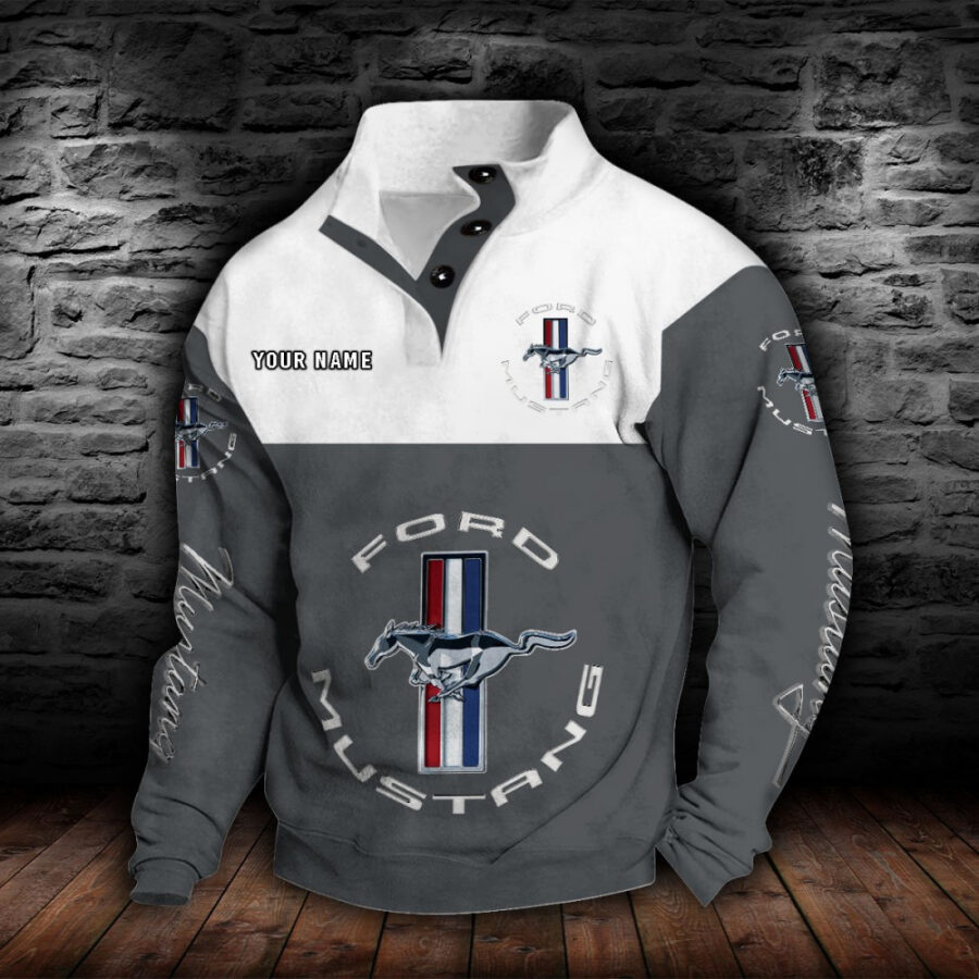Ford Mustang Stehkragen-Sweatshirt – Bild 5