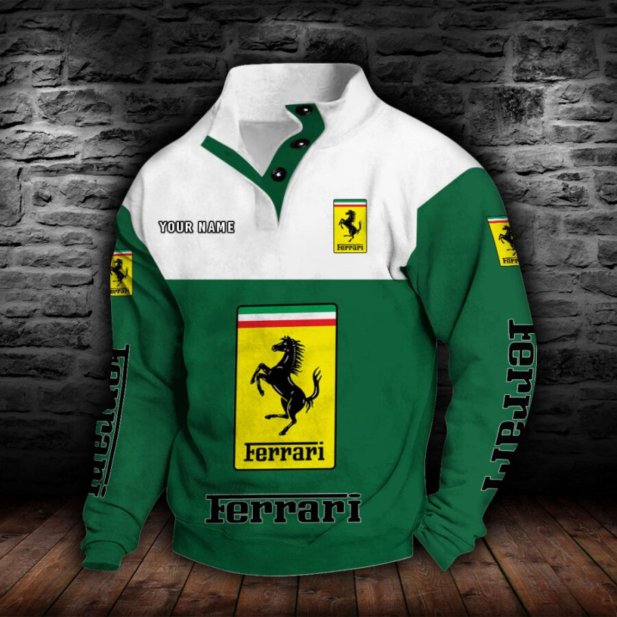 Ferrari Stehkragen-Sweatshirt – Bild 4