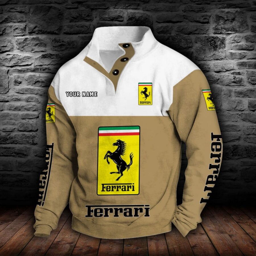 Ferrari Stehkragen-Sweatshirt – Bild 6