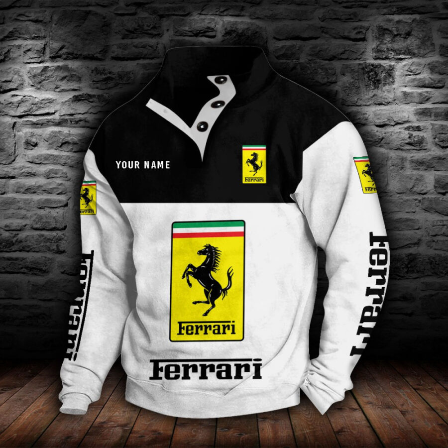 Ferrari Stehkragen-Sweatshirt – Bild 8