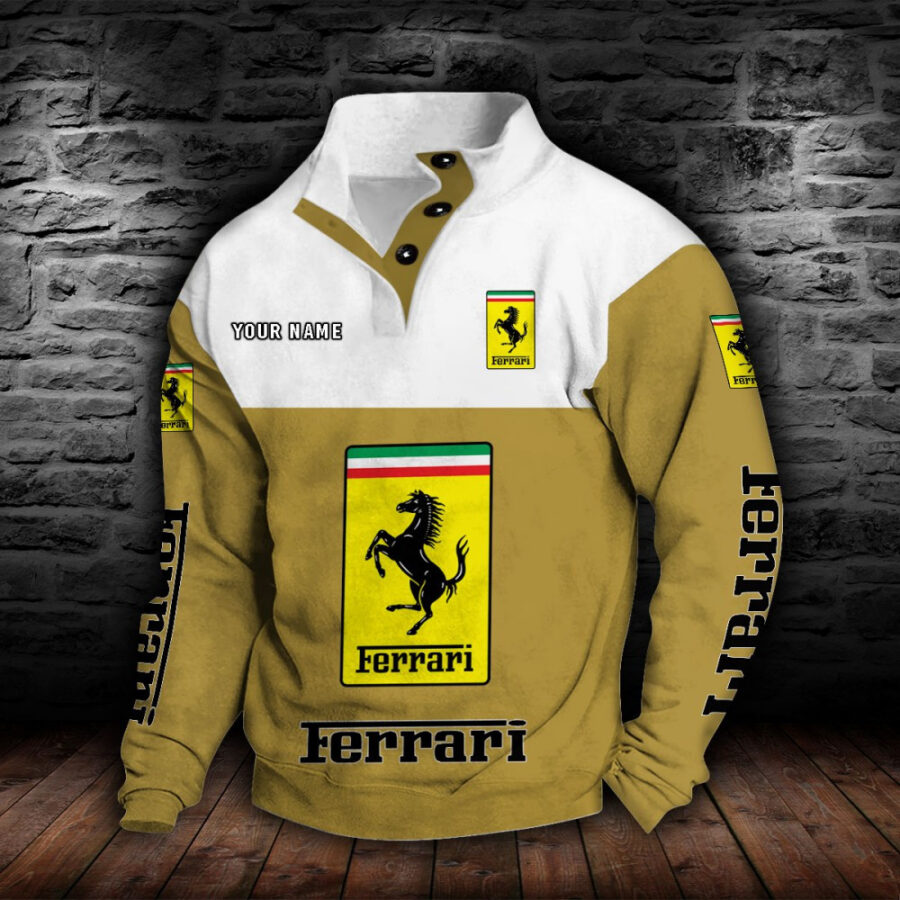 Ferrari Stehkragen-Sweatshirt – Bild 9
