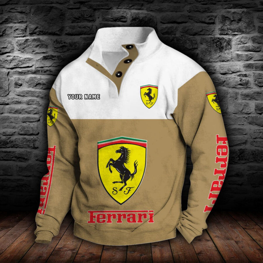 Ferrari Stehkragen-Sweatshirt – Bild 5