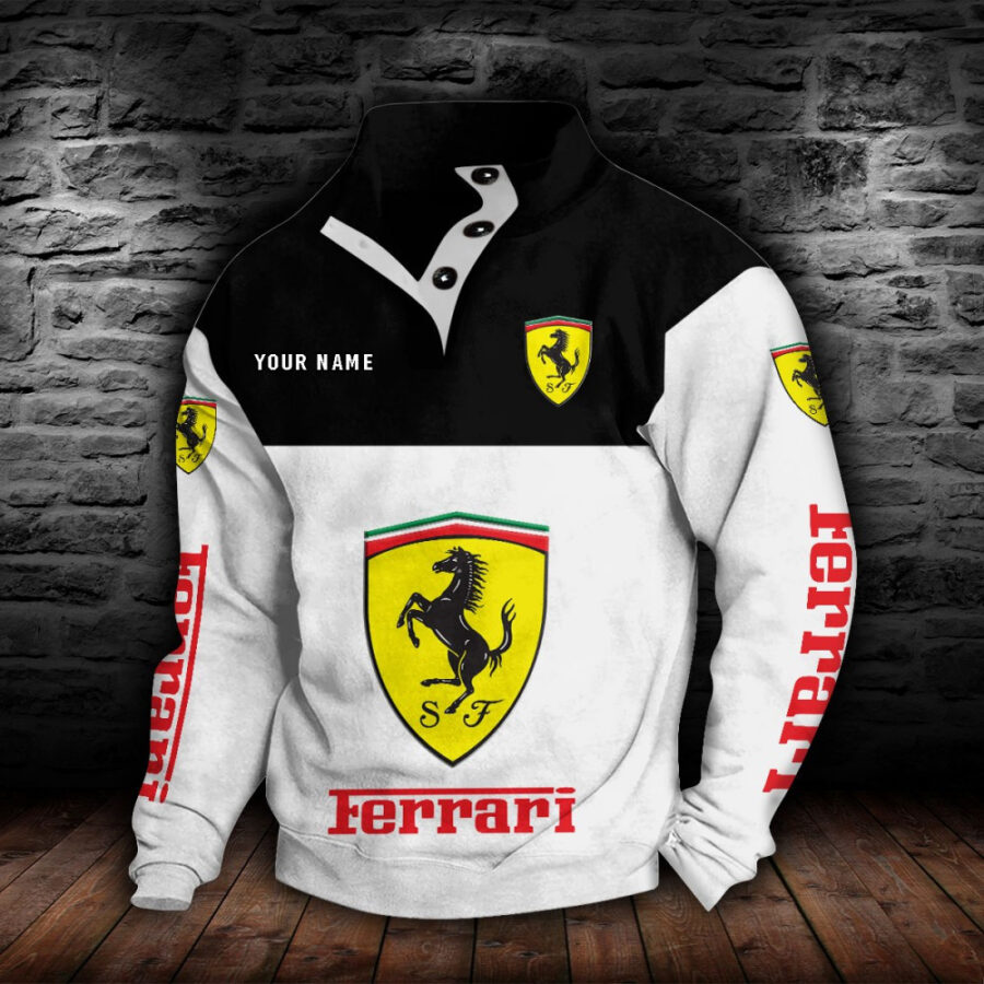 Ferrari Stehkragen-Sweatshirt – Bild 8