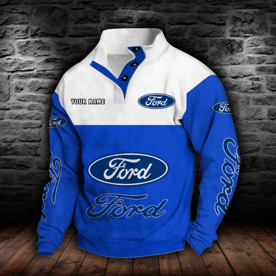 Ford Stehkragen-Sweatshirt – Bild 3
