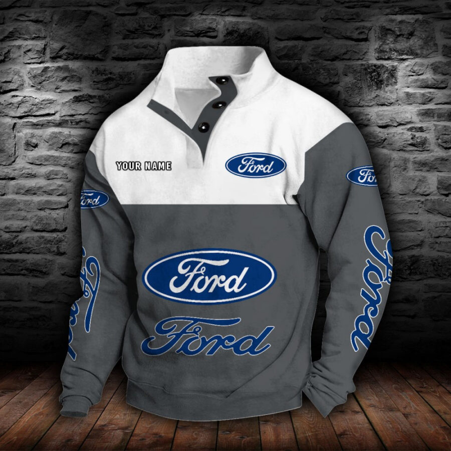 Ford Stehkragen-Sweatshirt – Bild 5