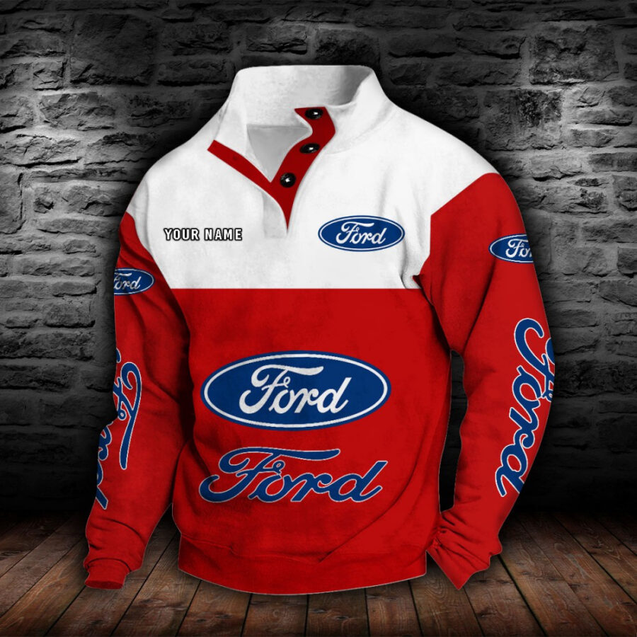 Ford Stehkragen-Sweatshirt – Bild 7