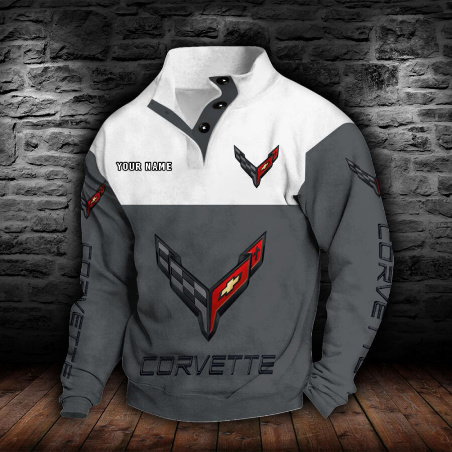 Chevrolet Corvette Stehkragen-Sweatshirt – Bild 5