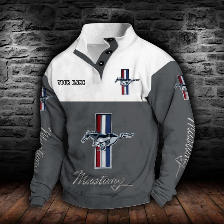 Ford Mustang Stehkragen-Sweatshirt – Bild 5