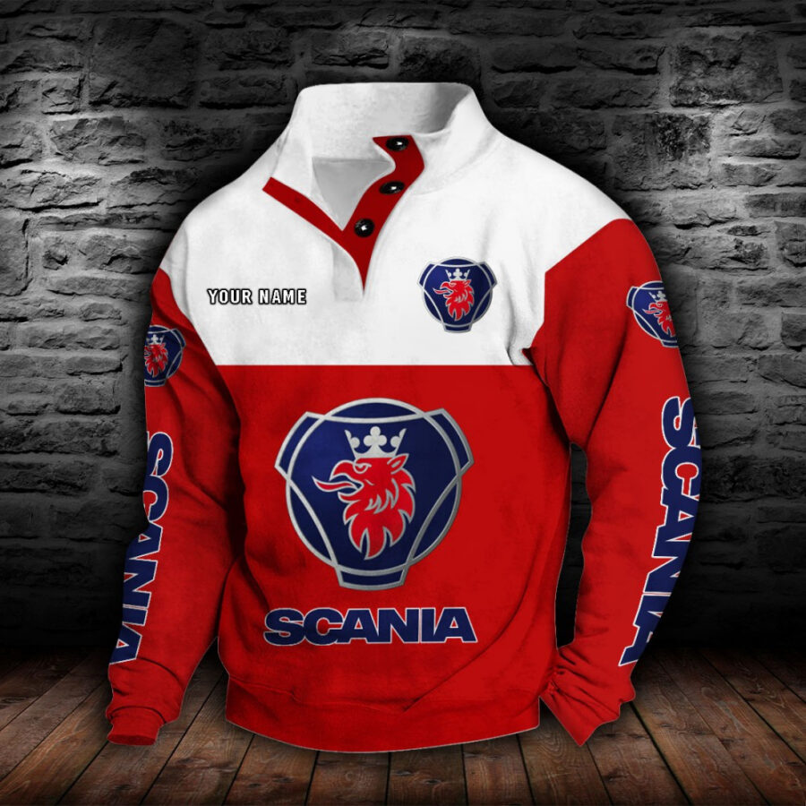 Scania Stehkragen-Sweatshirt – Bild 7