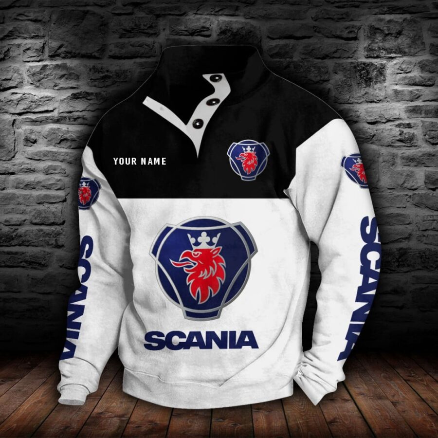 Scania Stehkragen-Sweatshirt – Bild 8