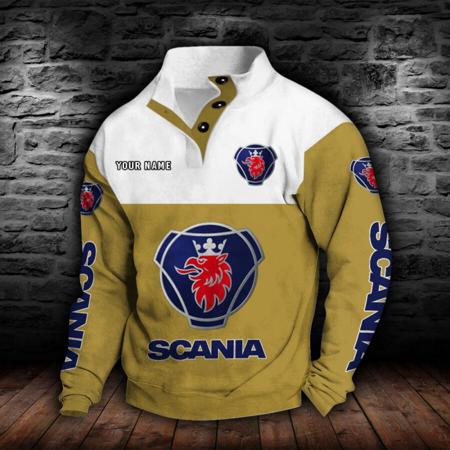 Scania Stehkragen-Sweatshirt – Bild 9