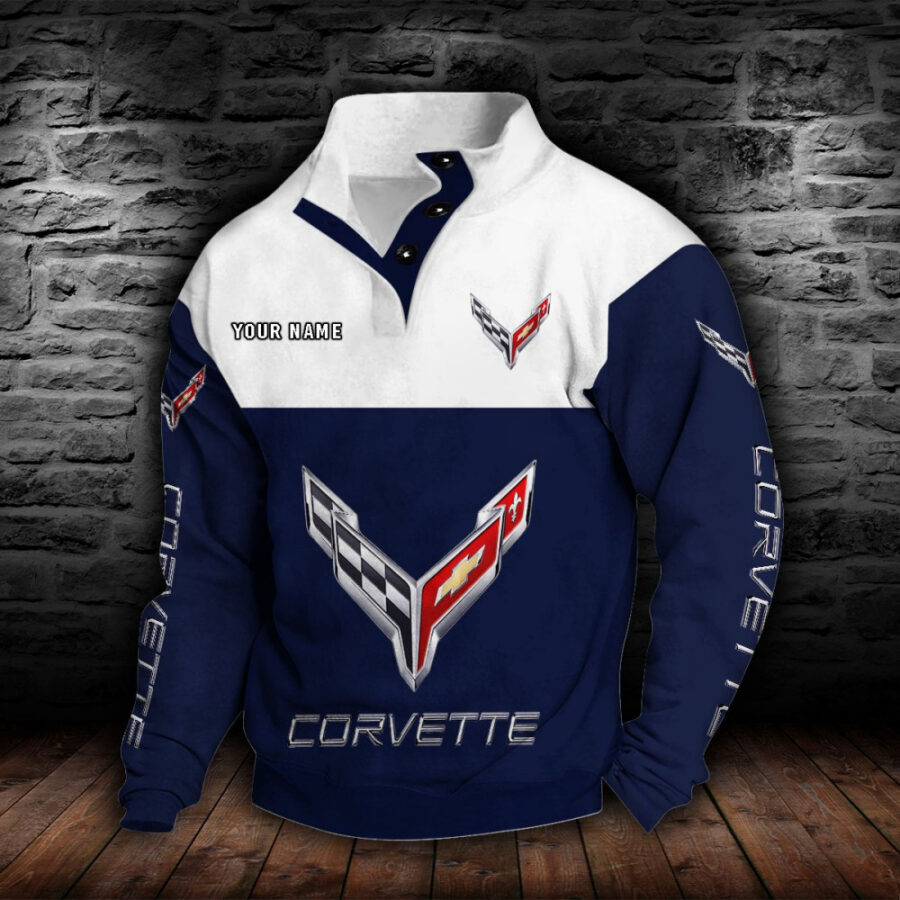 Chevrolet Corvette Stehkragen-Sweatshirt – Bild 7