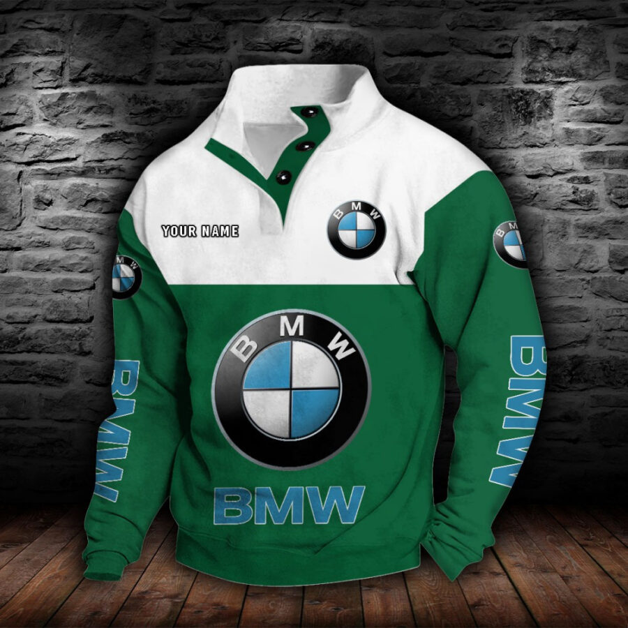 BMW Car Stehkragen-Sweatshirt – Bild 4