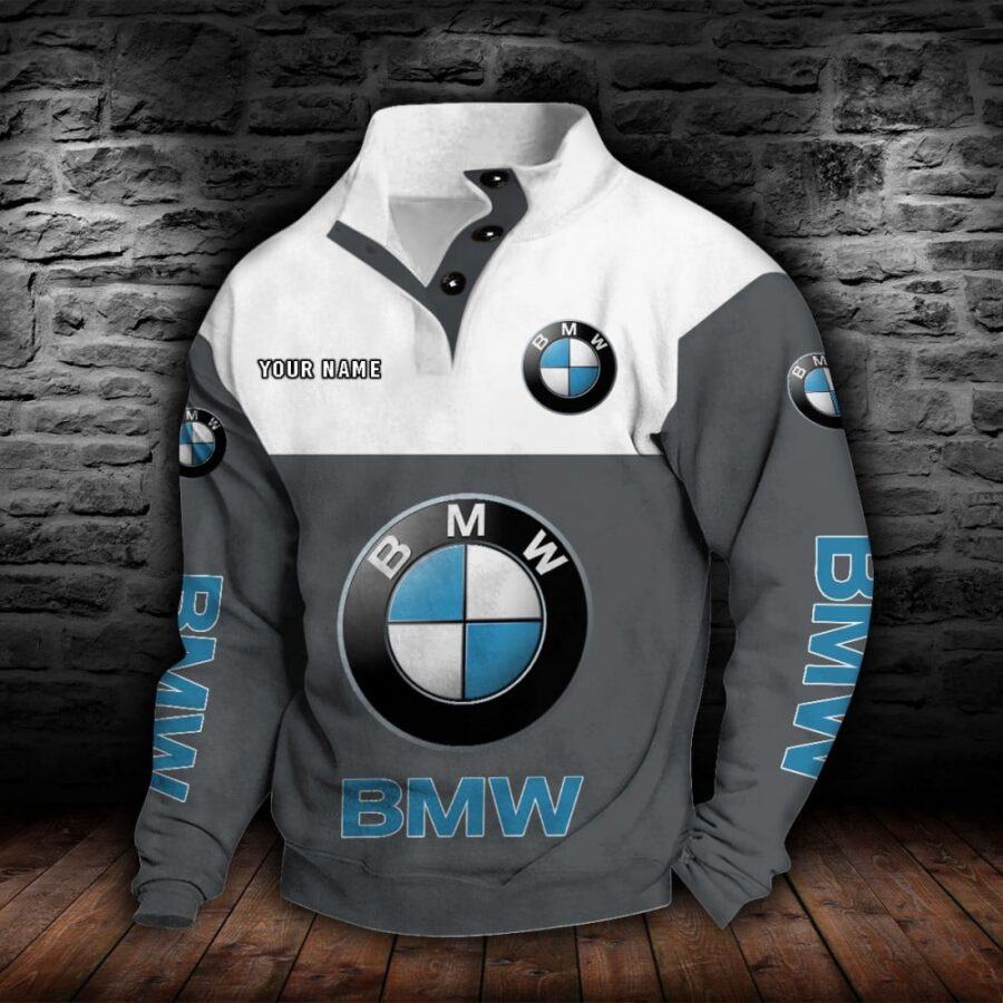 BMW Car Stehkragen-Sweatshirt – Bild 5