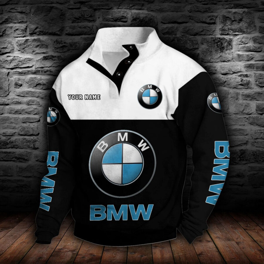 BMW Car Stehkragen-Sweatshirt – Bild 2