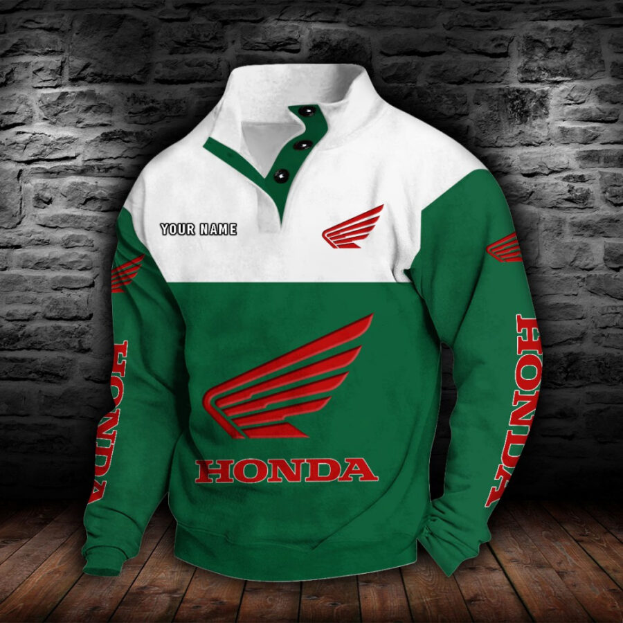 Honda Motorcycle Stehkragen-Sweatshirt – Bild 5
