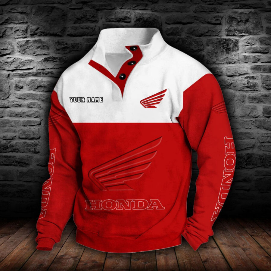 Honda Motorcycle Stehkragen-Sweatshirt – Bild 3