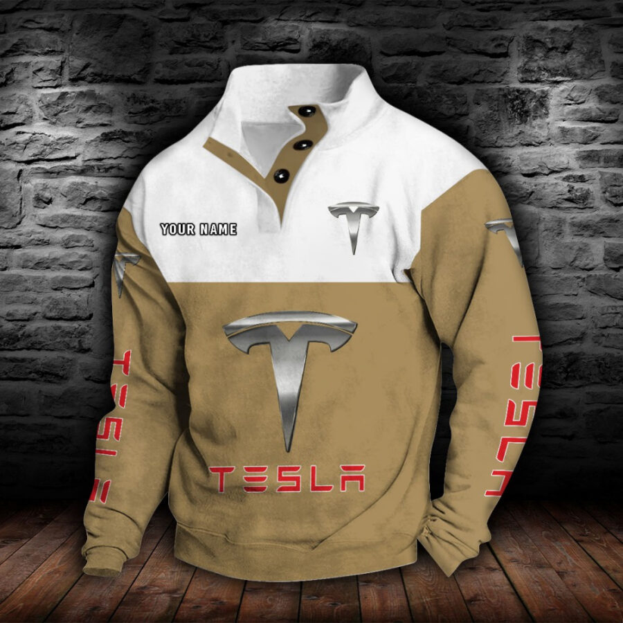Tesla Stehkragen-Sweatshirt – Bild 5