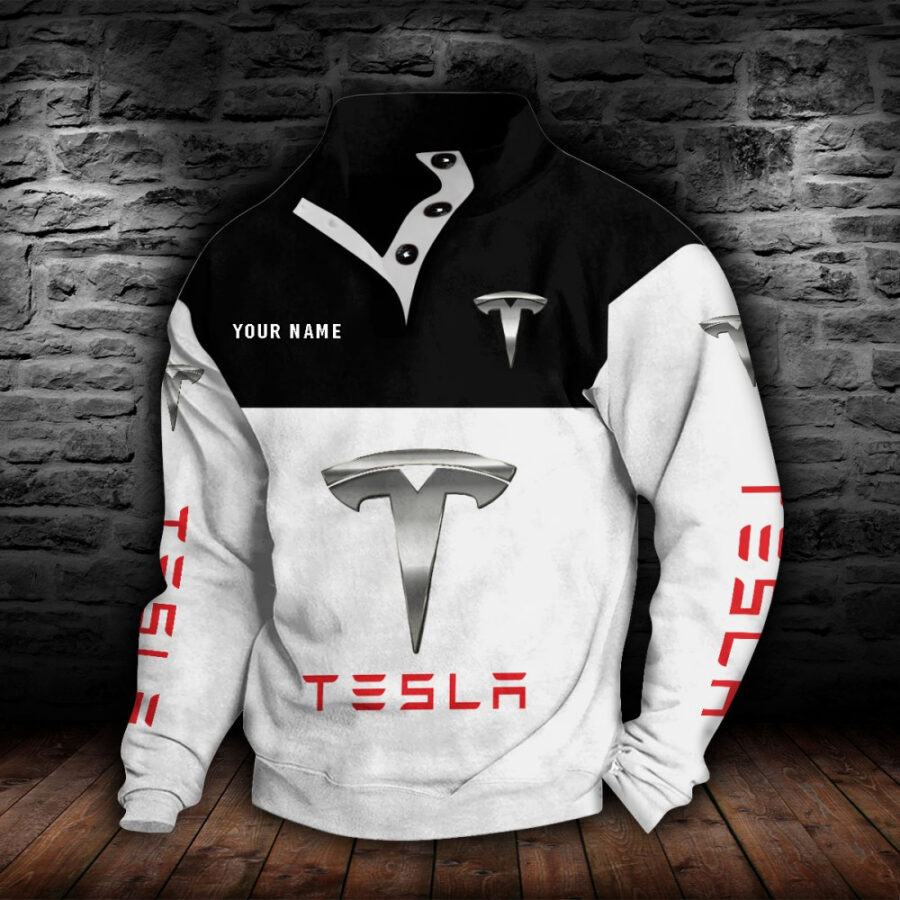 Tesla Stehkragen-Sweatshirt – Bild 8