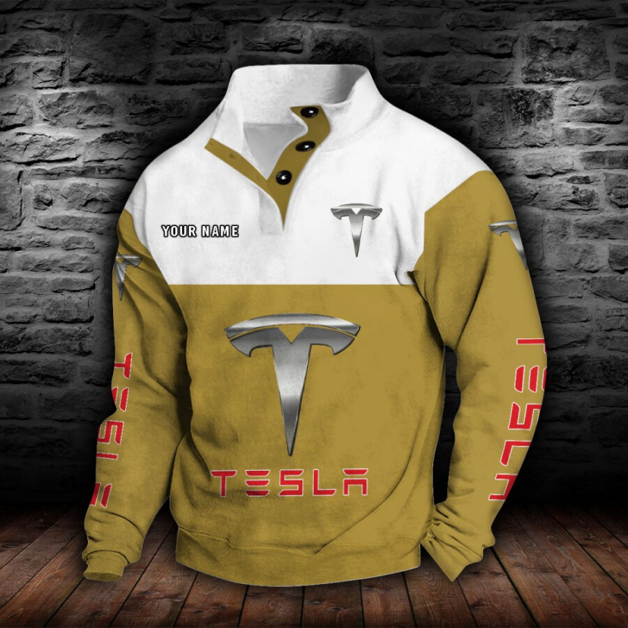 Tesla Stehkragen-Sweatshirt – Bild 9