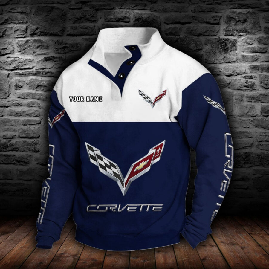 Corvette C7 Stehkragen-Sweatshirt – Bild 7