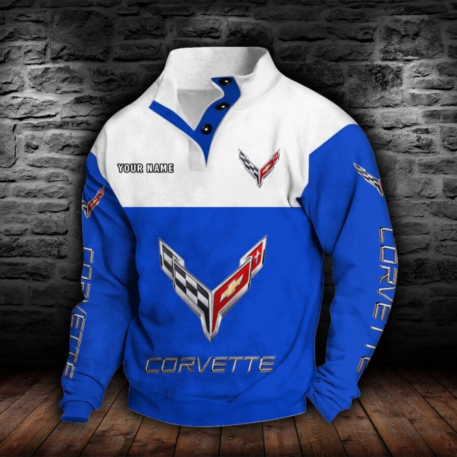 Corvette C8 Stehkragen-Sweatshirt – Bild 3