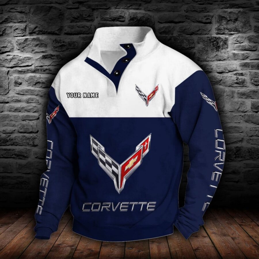 Corvette C8 Stehkragen-Sweatshirt – Bild 7