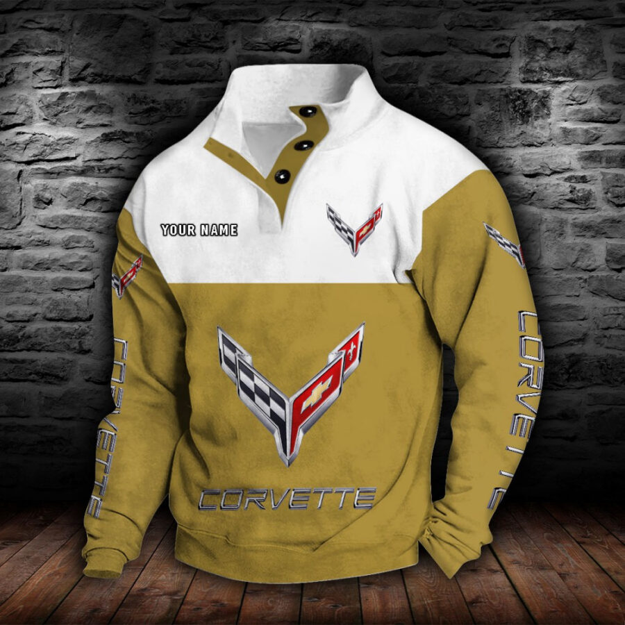 Corvette C8 Stehkragen-Sweatshirt – Bild 9
