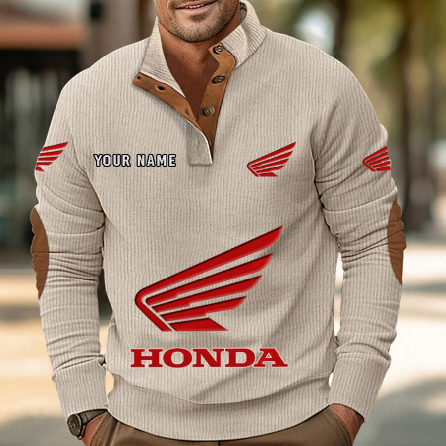 Honda Motorcycle Strickpullover – Bild 5