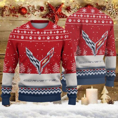 Weihnachtspullover Corvette C8 – Ugly Christmas Sweater